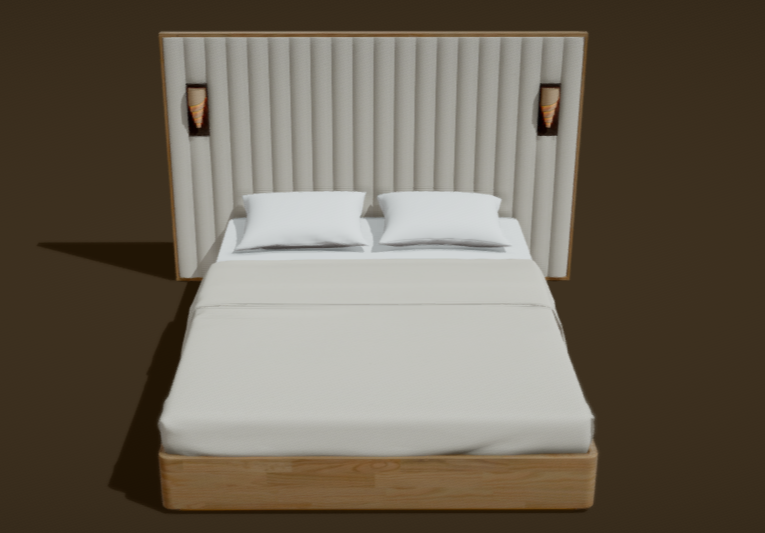 White Modern Bed