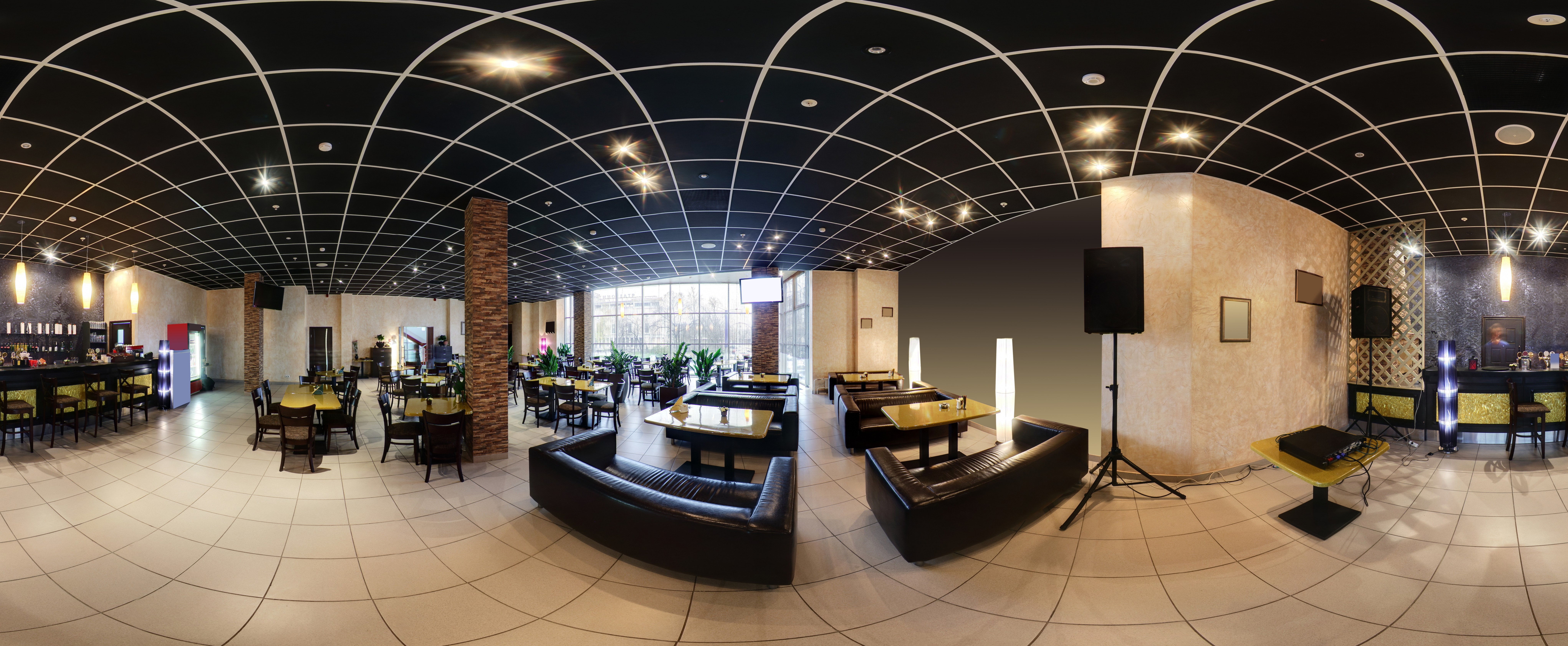 Modern False Ceiling of Restaurant