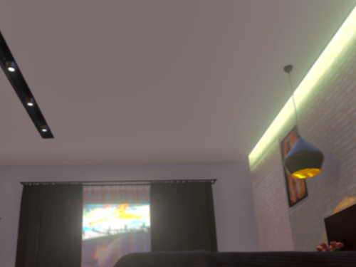 Bedroom Interior Design with Modern False Ceiling