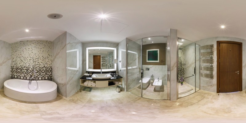 Relax in Style with Wonderful 5-Star Hotel Bathroom Design